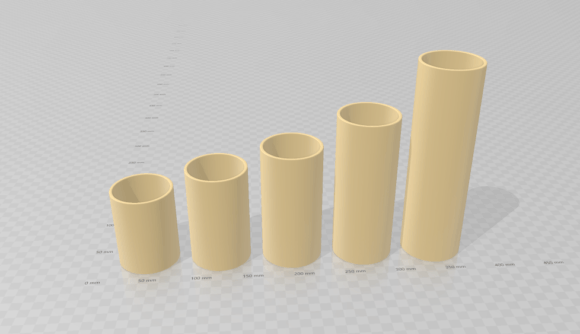6cm Wide Base, Cylinder Vase STL File - The Ultimate Guide to Minimalist 3D Printable Planters