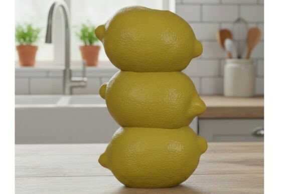 Integrating the Stacked Lemon Vase STL Digital File into Your Creative Workflow