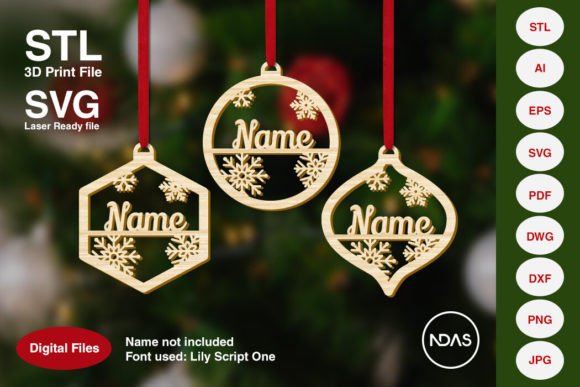 Personalized Name Christmas Decor Bundle: The Ultimate Digital Toolkit for Custom Holiday Crafting