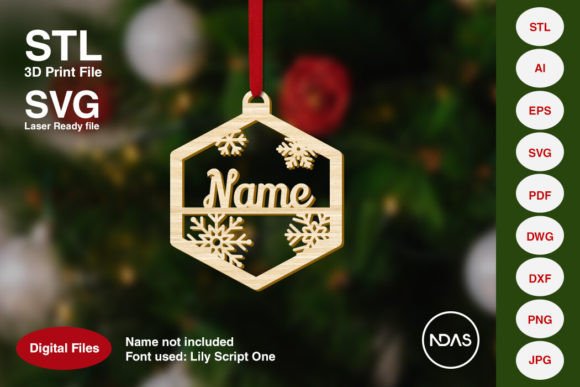 Personalized Name Christmas Ornament: A Creative Solution for Custom Holiday Decor