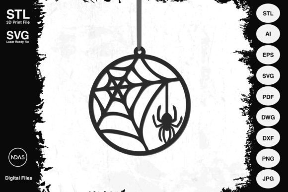 Spider Halloween Decor Ornament Pendent