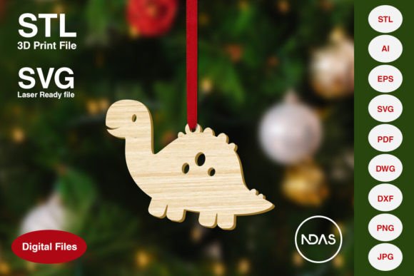 The Diplodocus Baby Dinosaur Christmas Decor: A Fusion of Prehistoric Charm and Modern Craftsmanship