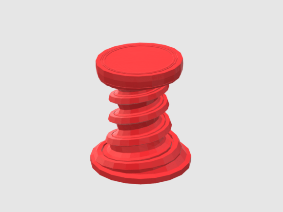 Ultra Minimal Cylindrical Phone Stand